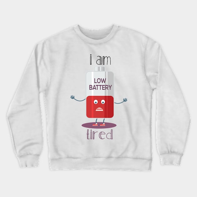 So tired Crewneck Sweatshirt by annaandron